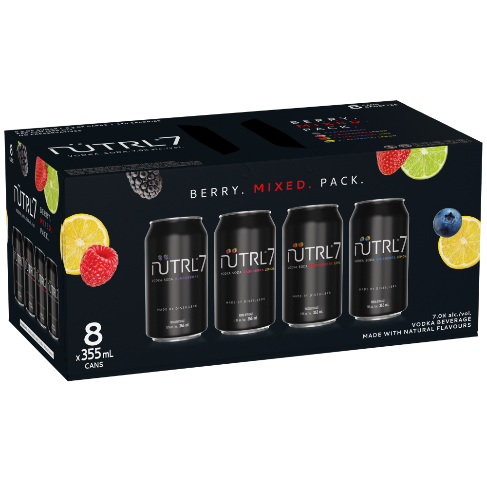 Nutrl7 Berry Mixed 8 Pack Can