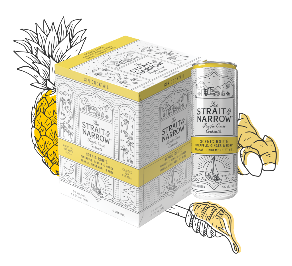 The Strait And Narrow Scenic Route Gin Cocktail