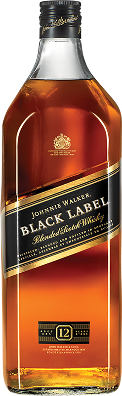 JOHNNIE WALKER 12YR BLACK LABEL 1.75LT