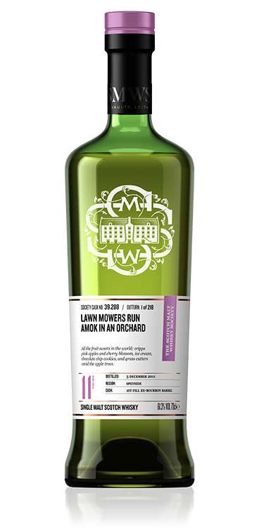 SMWS 39.288 LAWN MOWERS RUN AMOK IN AN ORCHARD 11Y