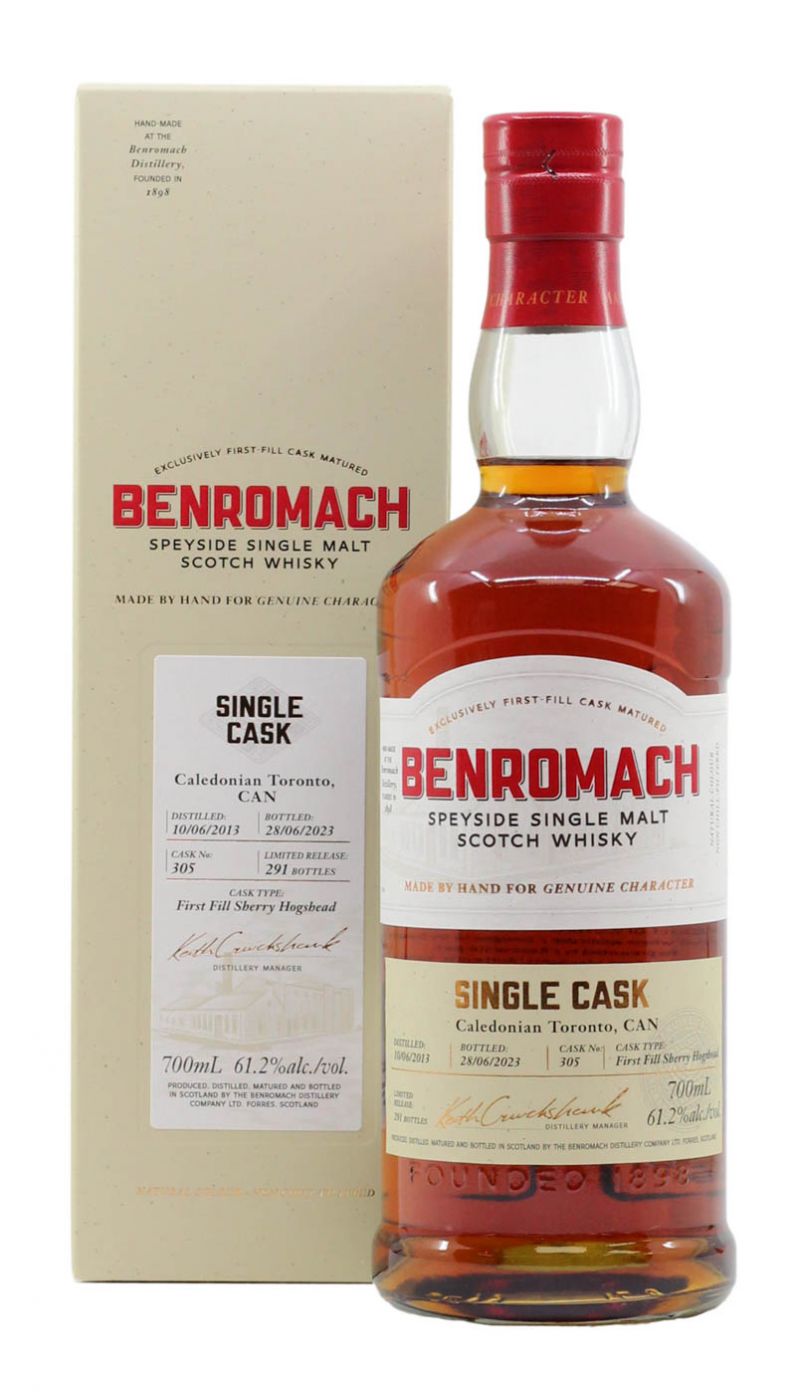 BENROMACH 2013 10YO #305 THE CALEDONIAN